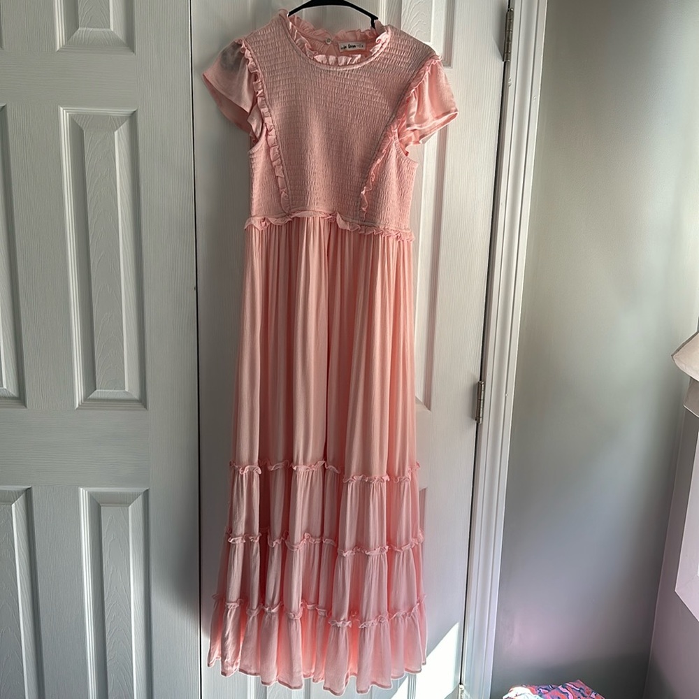 Woman’s In Loom pink maxi dress